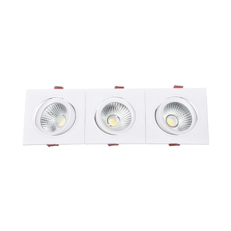 Foco Downlight LED 15W Rectangular Madison Corte 255x75 mm