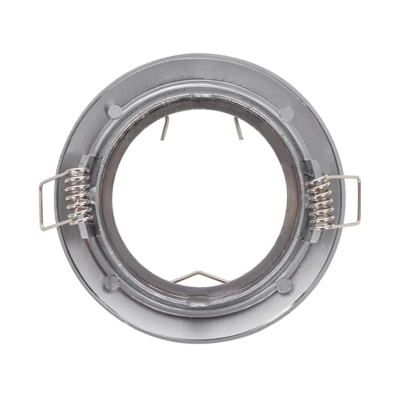 Aro Downlight Circular Basculante para Bombilla LED GU10 / GU5.3 Corte Ø 72 mm