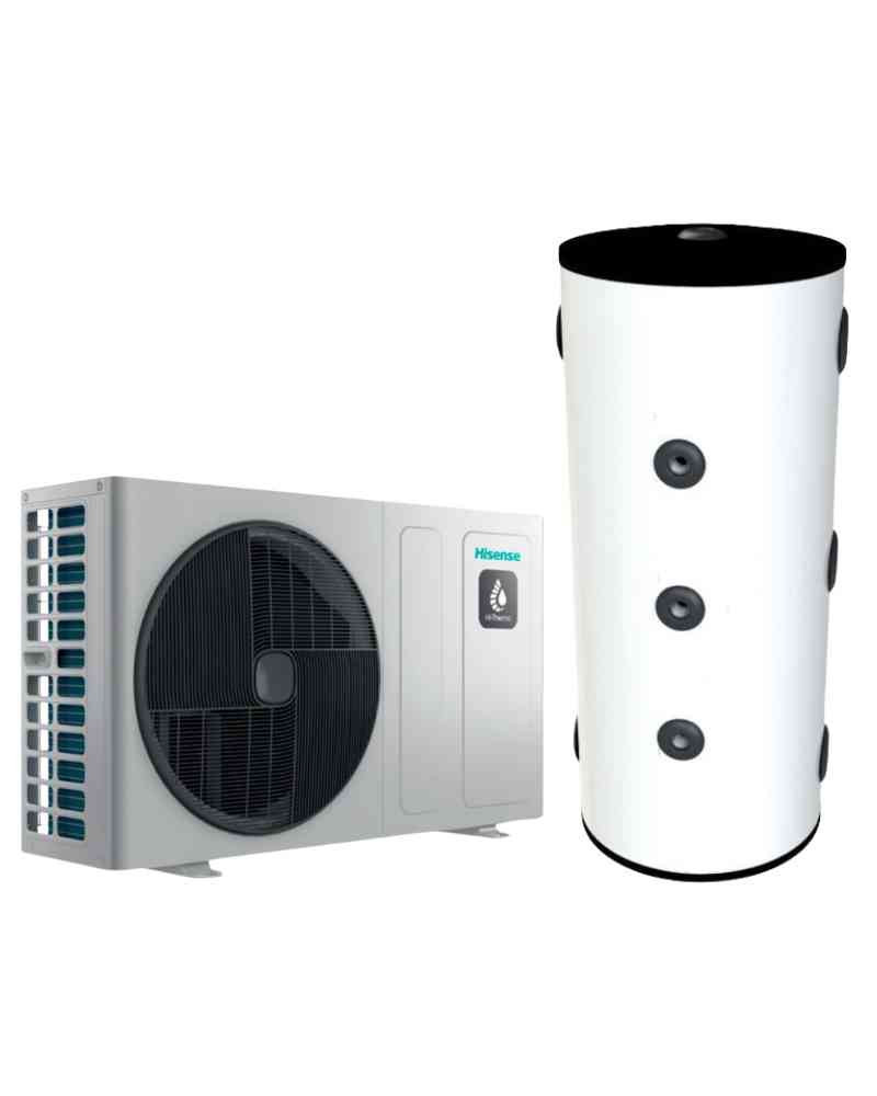 Kit Aerotermia Monobloc 10kW Hisense Hi-Therma para ACS 80L