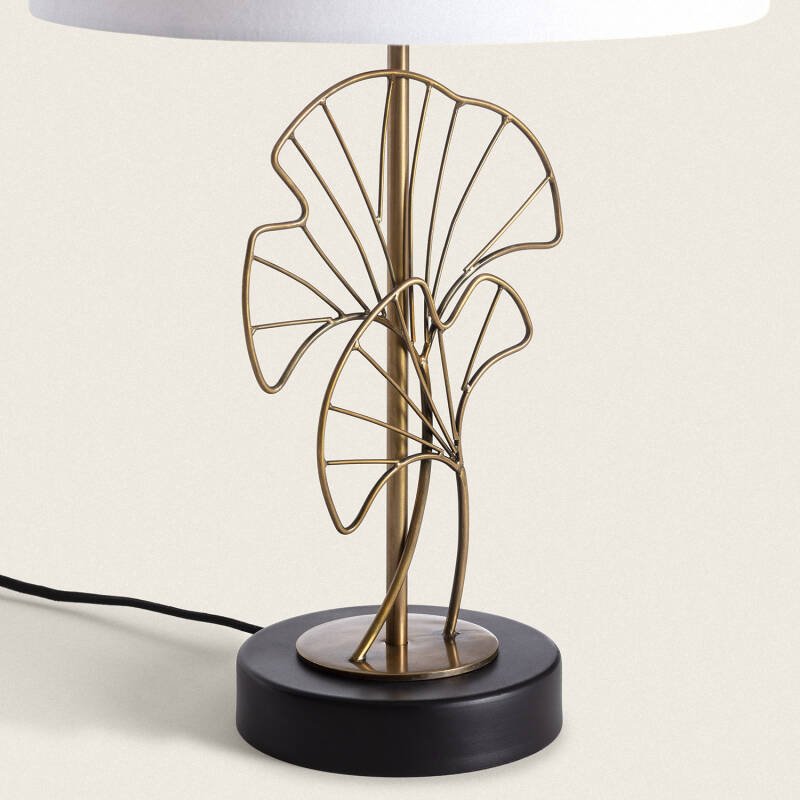 Lámpara de Mesa Metal Palm