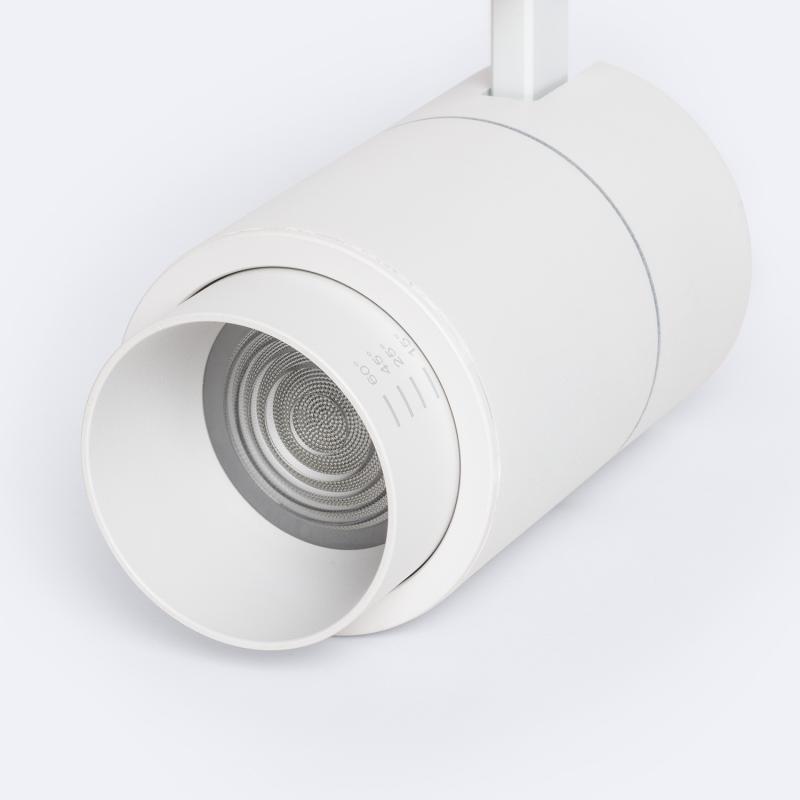 Foco Carril LED Monofásico 30W Regulable CCT Seleccionable Pulyx Multiángulo 15-60º