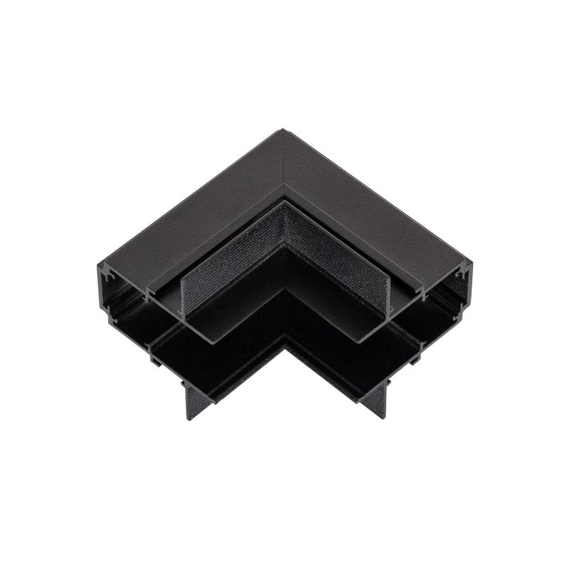Unión en L Vertical para Carril Magnético Empotrable 20mm