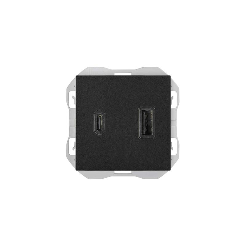 Cargador Doble Smartcharge USB + TIPO C  SIMON 270 20000296