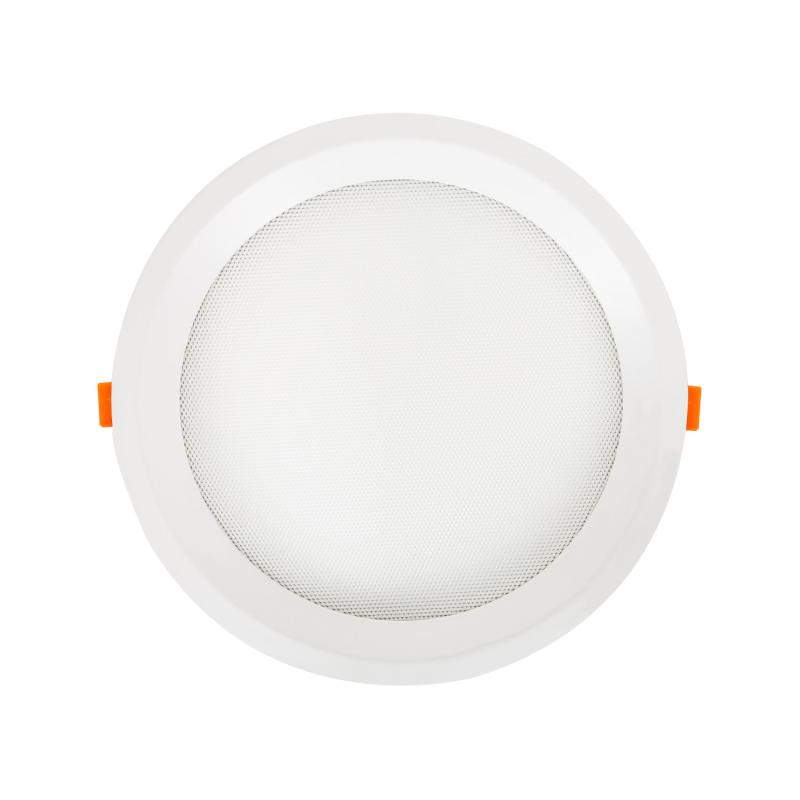 Placa LED 20W Circular CCT Seleccionable Microprismático LIFUD Corte Ø 205 mm