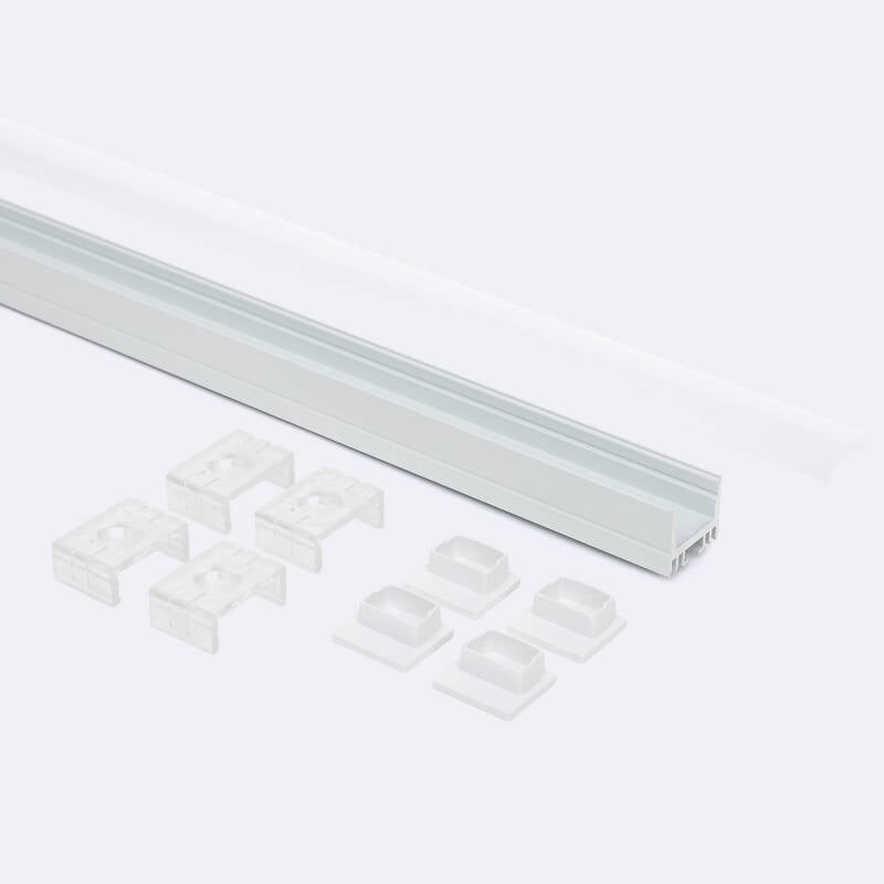 Perfil Aluminio Superficie para Tira LED hasta 13 mm