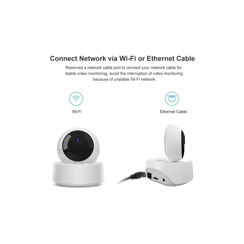 Cámara de Videovigilancia WiFi 1080P 360 grados SONOFF GK-200MP2-B V2