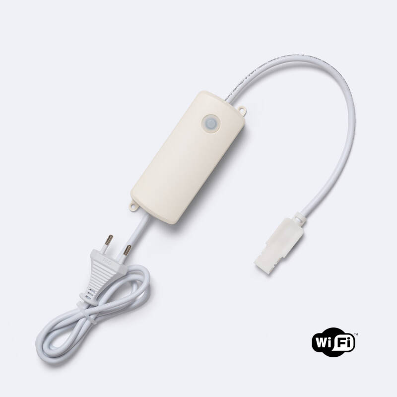 Controlador WiFi para Tira LED 220V SMD MONOCOLOR IP65 Ancho 12mm