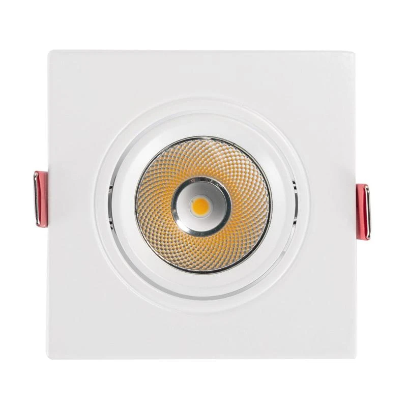 Foco Downlight LED 5W Cuadrado Madison Corte Ø 75 mm