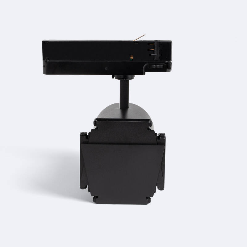 Foco Carril LED Trifásico 40W Fasano Cinema Regulable Negro