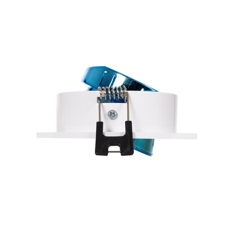 Aro Downlight Circular Basculante de Colores para Bombilla LED GU10 / GU5.3 Corte Ø80 mm