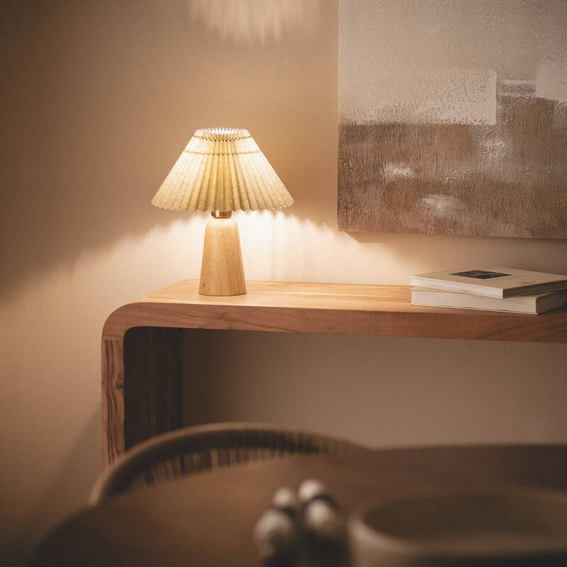Lámpara de Mesa Madera Willow