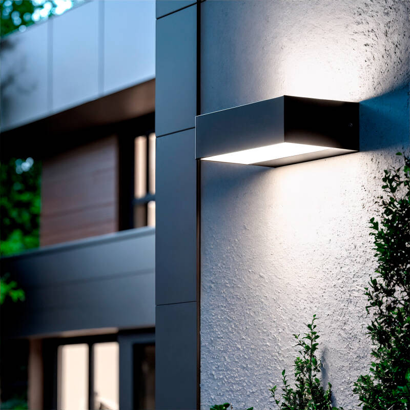 Aplique de Pared Exterior LED 9W Iluminación Doble Cara Galeo