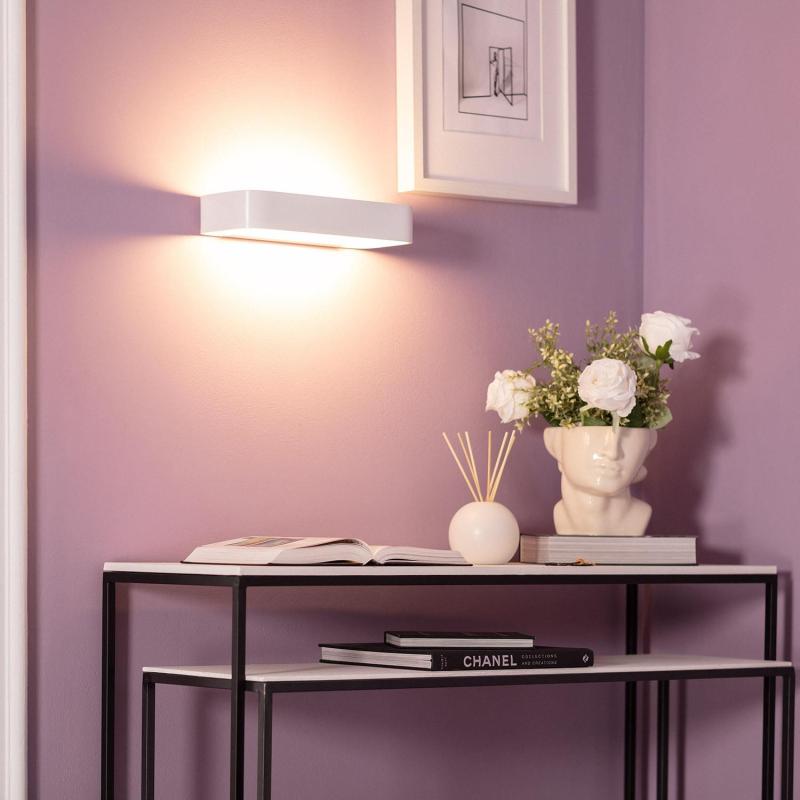 Aplique de Pared LED 9W de Aluminio Deves Blanco