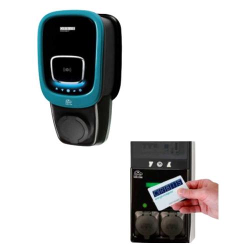 Pack Cargador Eléctrico Coche Orbis Viaris 22kW con Tarjeta RFID