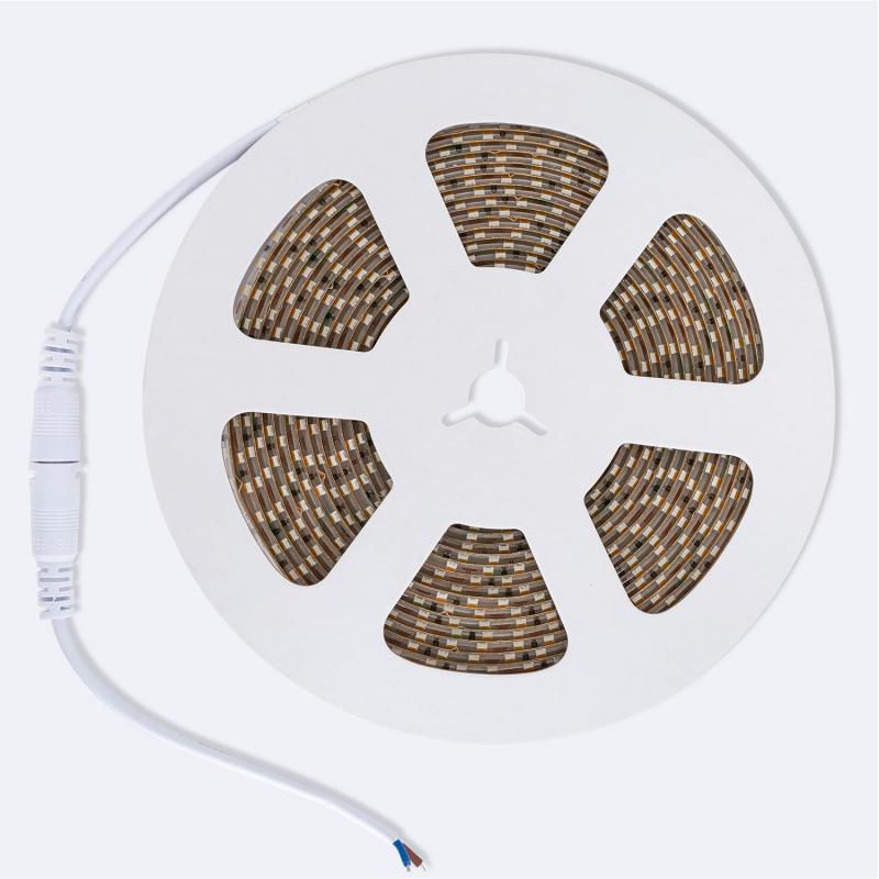 Tira LED 12V SMD 120 LED/m 5m 10W/m 1000lm/m Ancho 8mm Corte 2.5cm IP65