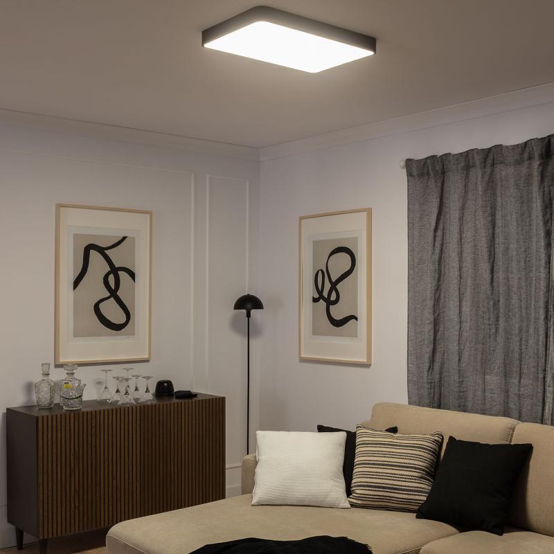 Plafón LED 40W Rectangular Metal 600x400 mm CCT Seleccionable Hidria