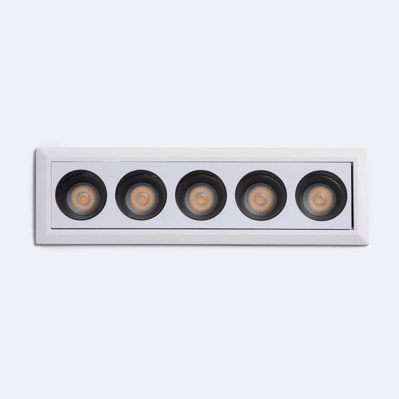 Foco Lineal LED 7W Empotrable Optic CRI90 Corte 140x35 mm