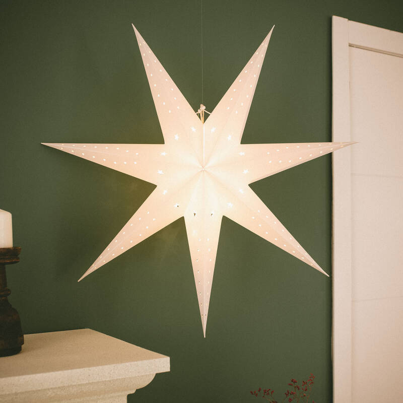Estrella LED Papel con Batería Hadar