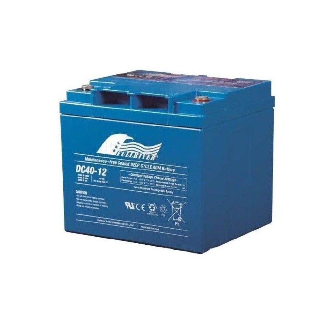 Batería 12v AGM Solar 40Ah C20 Monobloc Fullriver DC40-12