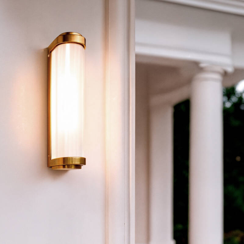 Aplique de Pared Exterior Cristal Peridot