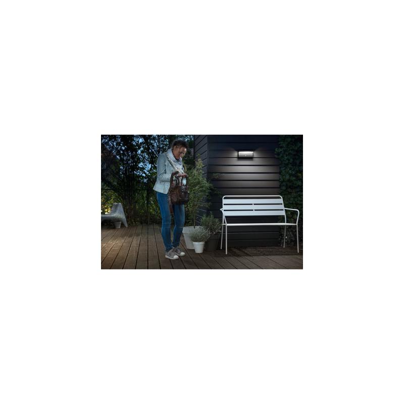 Aplique de Pared Exterior LED con Sensor de Movimiento 2x4.5W PHILIPS Bustan