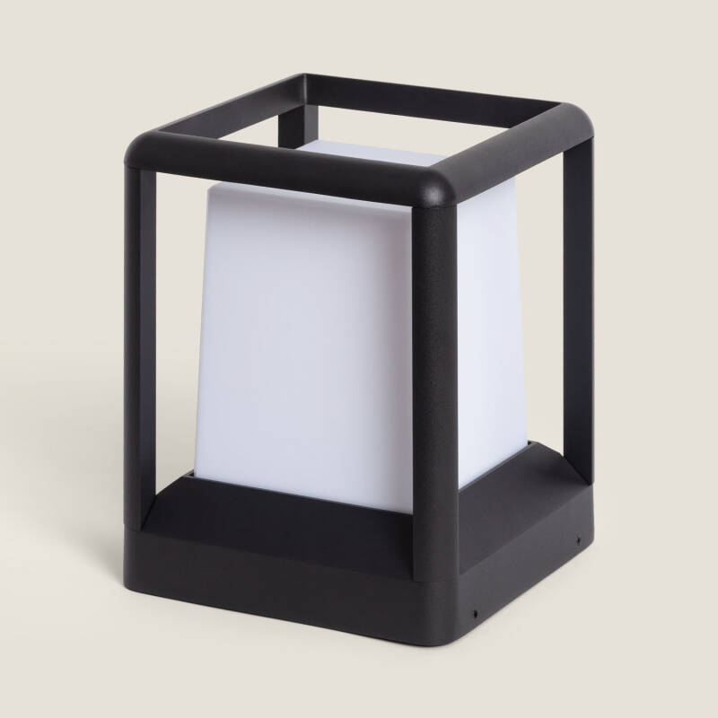 Baliza Sobremuro Exterior E27 Aluminio 21cm Indo