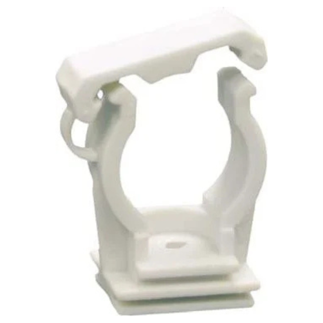 Abrazadera de presión plástico Bultmeier Ø40mm gris cierre clic