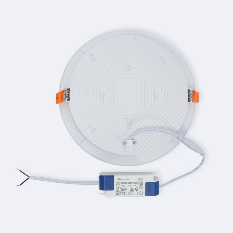 Downlight LED 24W Circular Chip OSRAM Aero 110 lm/W LIFUD Corte Ø 200 mm