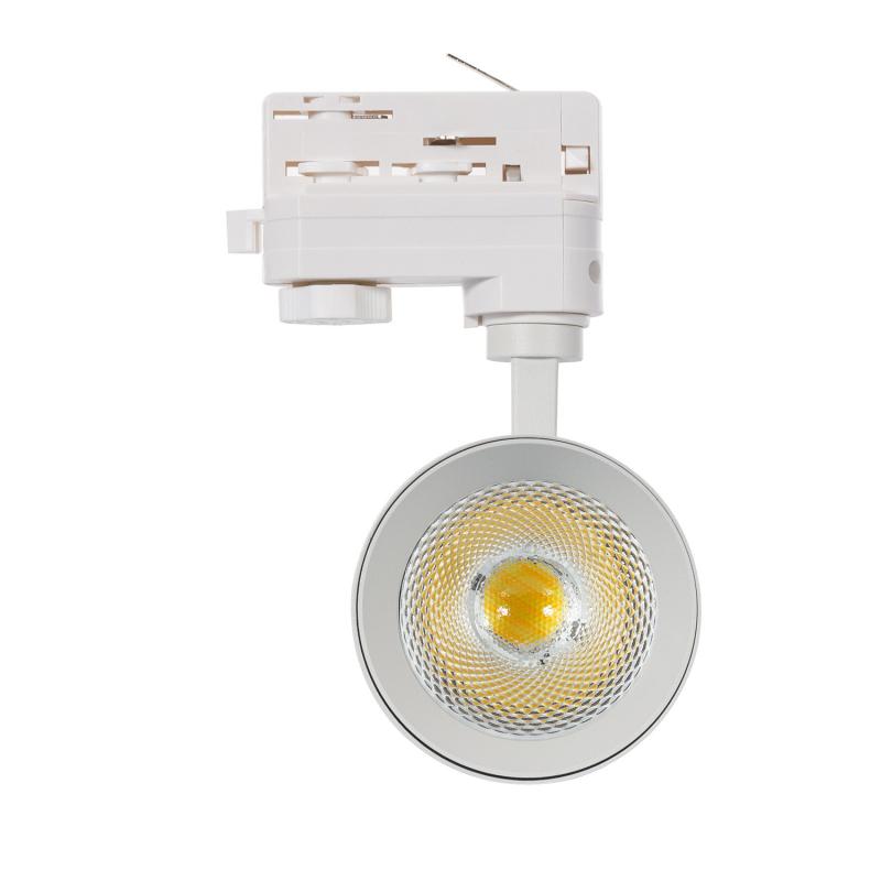 Foco Carril LED Trifásico 30W Regulable CCT Seleccionable Mallet