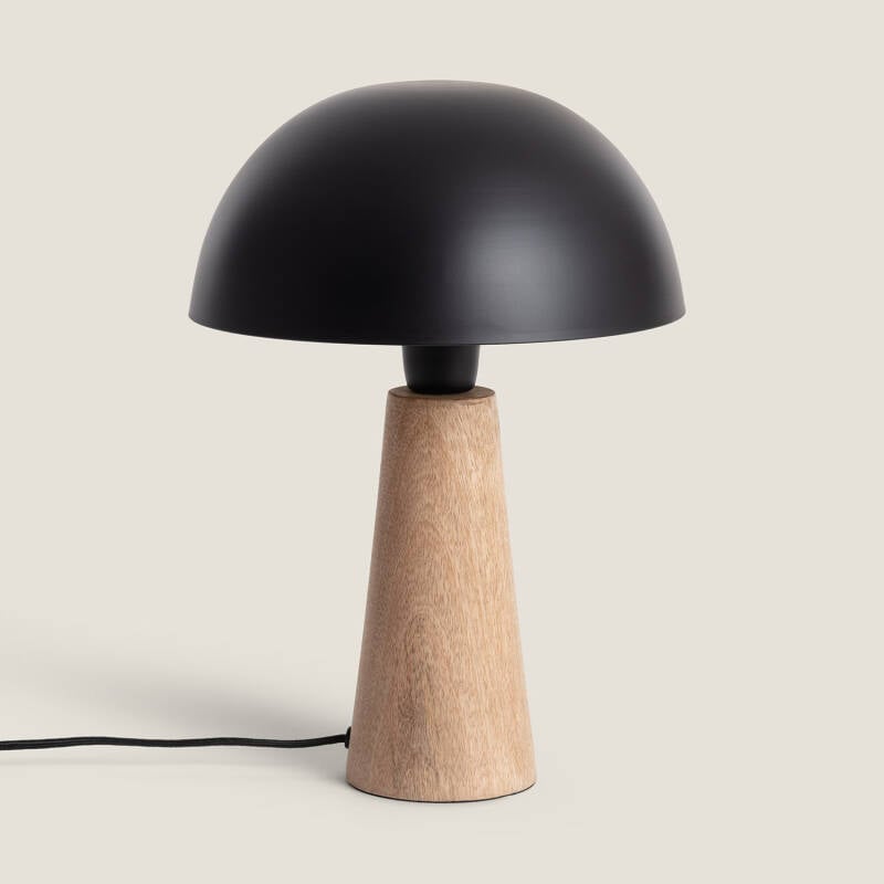 Lámpara de Mesa Madera Kuttala
