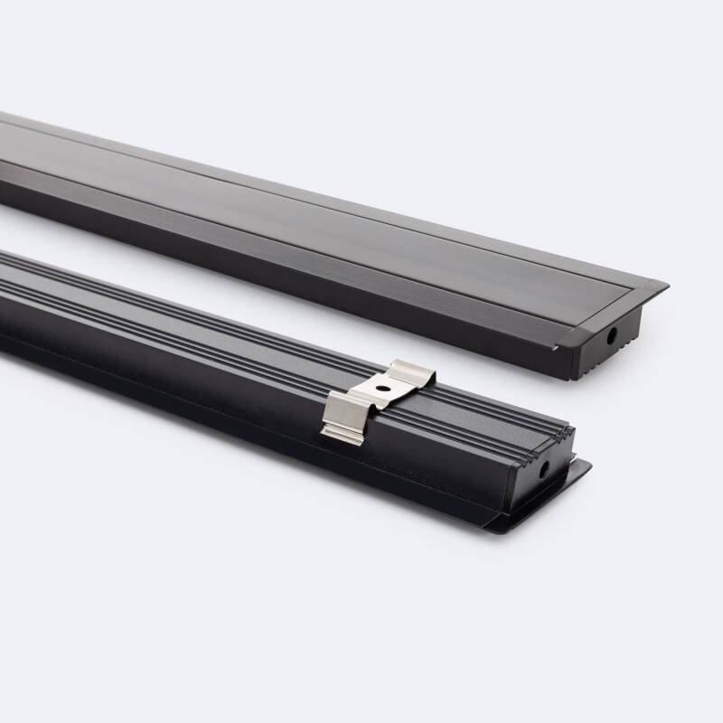 Perfil Aluminio Empotrable para Tiras LED hasta 31 mm