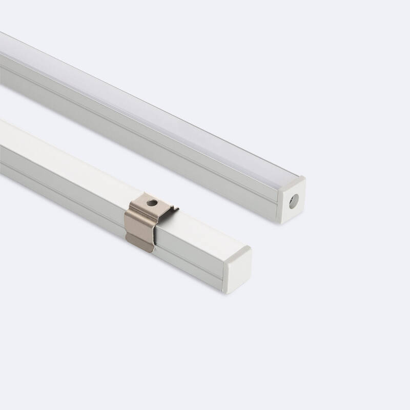 Perfil Aluminio Superficie para Tira LED hasta 8 mm