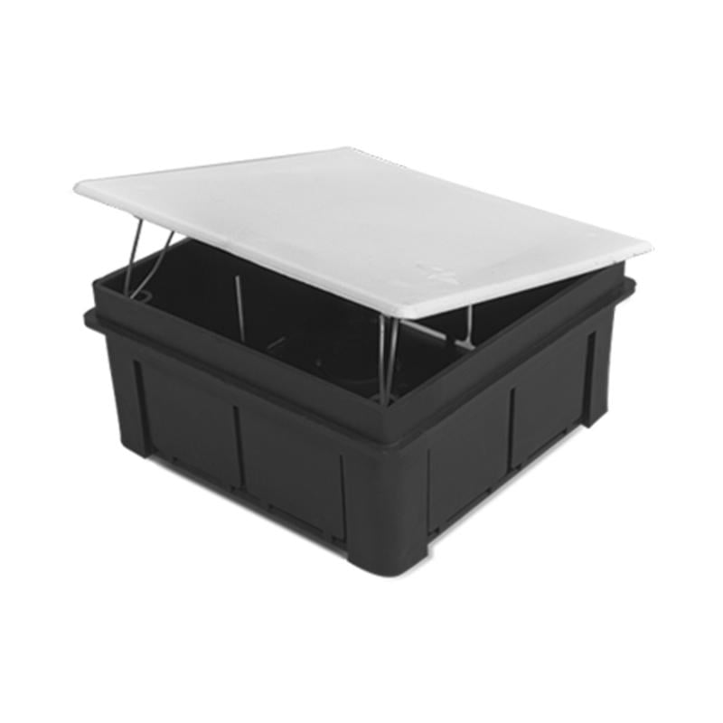 Caja de Empalme y Derivación Empotrable con Garra Metálica 105x105x51 mm
