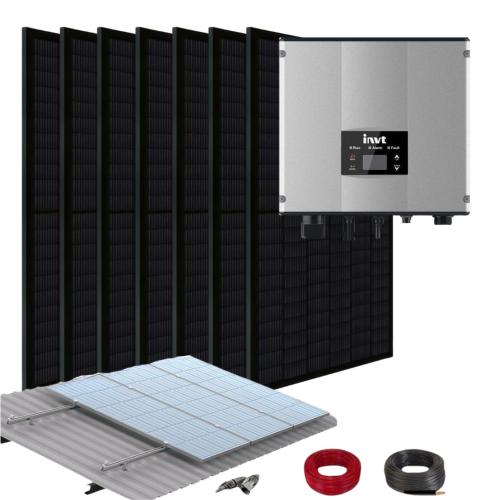 Kit Bombeo Solar 2CV con 7 Paneles Solares 3500W