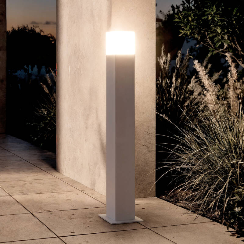 Baliza Exterior Superficie Pie 74cm Augusta Blanca