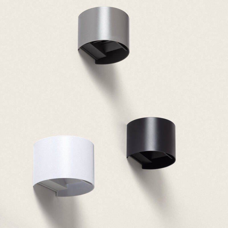 Aplique de Pared Exterior LED 6W PC Iluminación Doble Cara Eros