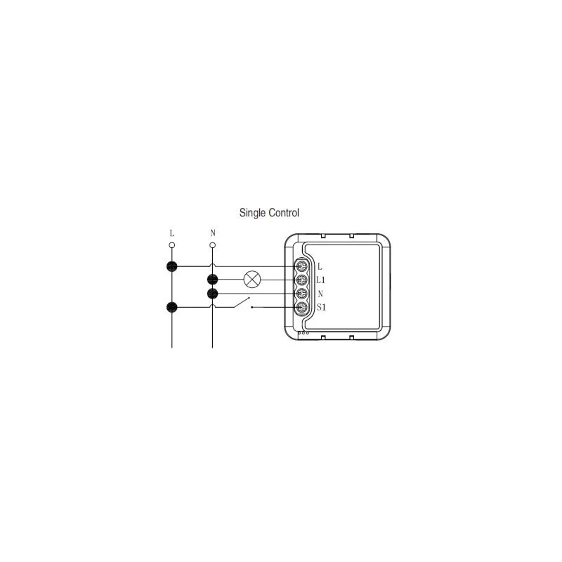 Interruptor Regulador LED WiFi TRIAC Compatible con Interruptor y Pulsador