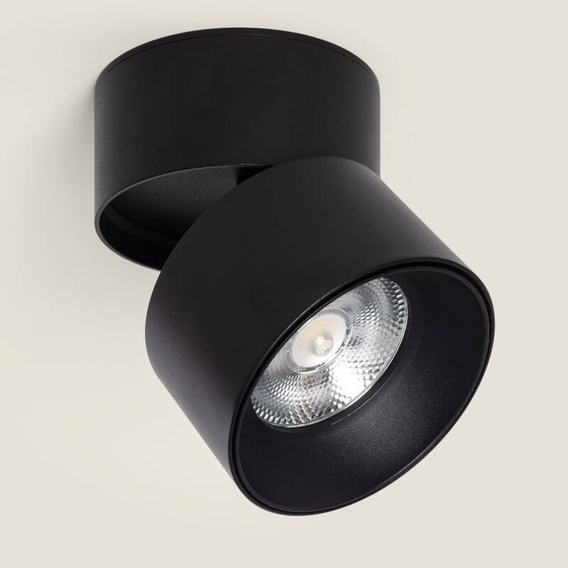 Aplique LED 30W de Aluminio Circular Negro New Onuba