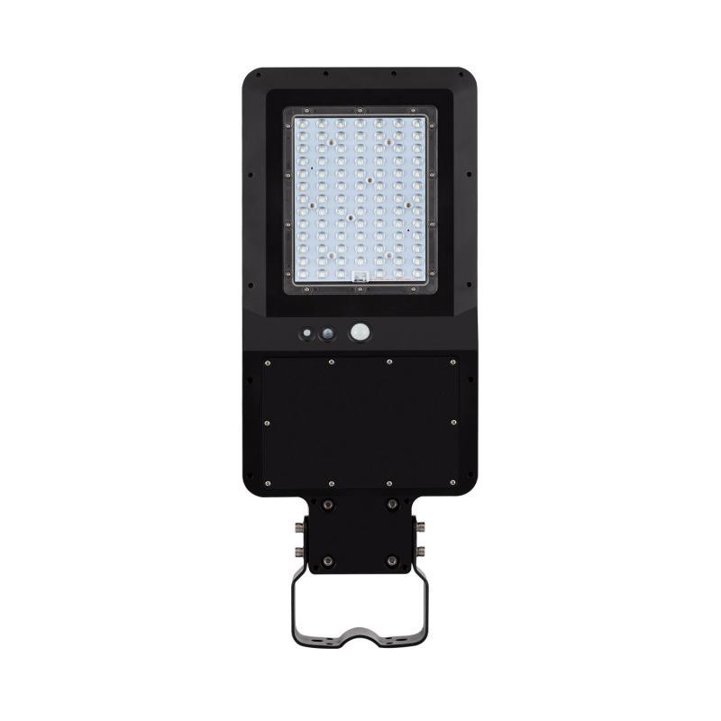 Farola LED Solar 4800lm 120lm/W con Sensor de Movimiento y Crepuscular