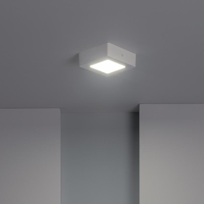 Plafón LED 6W Cuadrado 120x120mm
