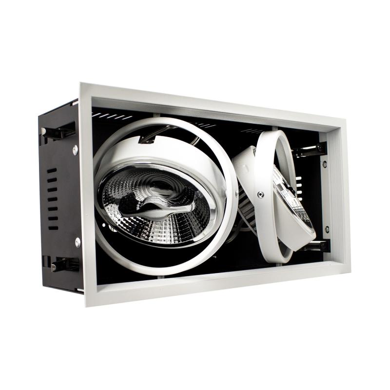 Foco Downlight LED 30W Regulable Kardan AR111 Corte 315x165 mm