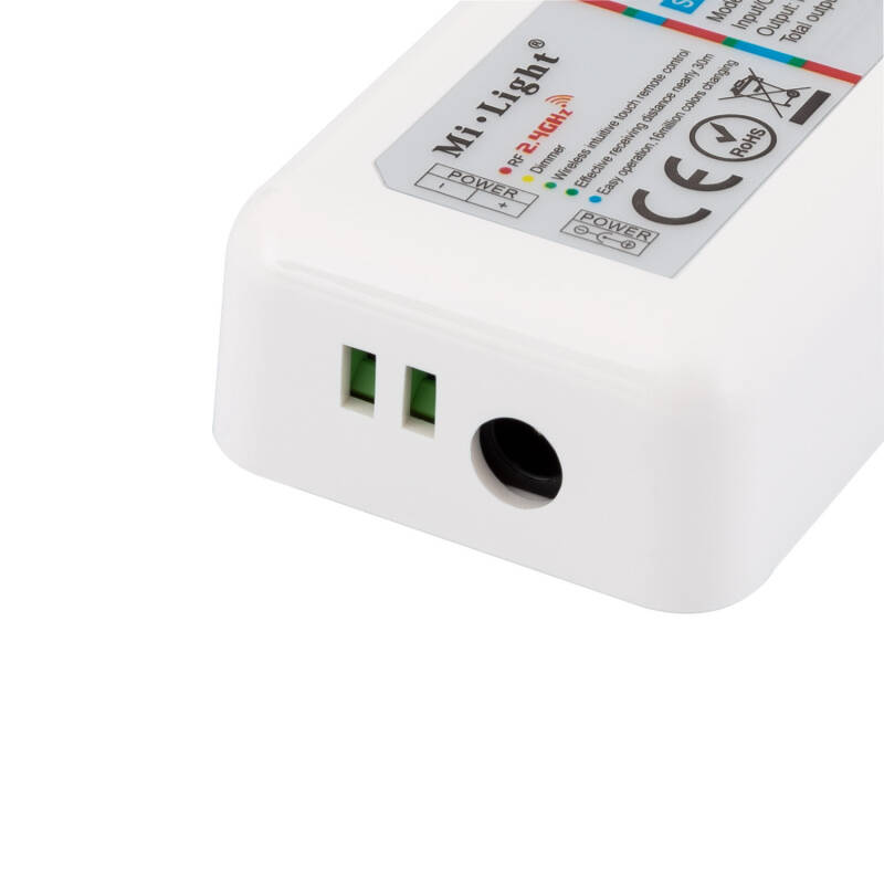 Controlador Regulador Táctil Tira LED RGB 12/24V DC con Mando RF