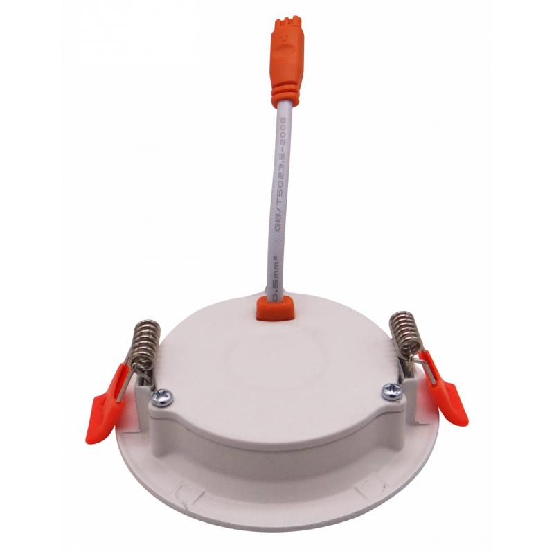 Placa LED 7W Circular CCT Seleccionable Microprismático LIFUD Corte Ø 75 mm