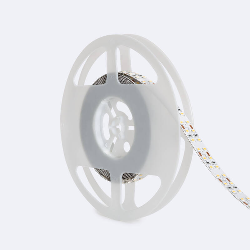 Tira LED 12V SMD 204 LED/m 5m 18W/m 1700lm/m Doble Ancho 16mm Corte 3cm IP20