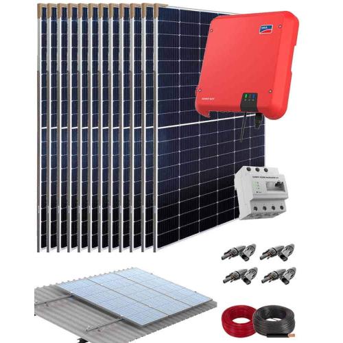 Kit Solar Autoconsumo Fotovoltaico 5000W 26000Whdia SMA