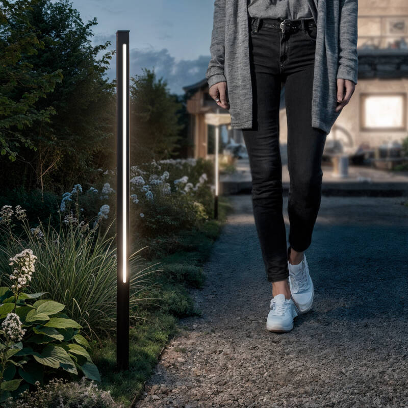 Baliza de Pie Exterior LED 12-24W  80-160 cm Superficie Calax