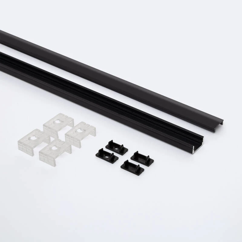 Perfil Aluminio Superficie para Tiras LED hasta 12 mm