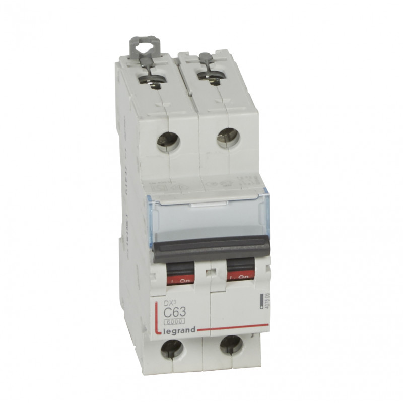 Interruptor Magnetotérmico Industrial 2P 20-63A 10kA Curva C LEGRAND DX³