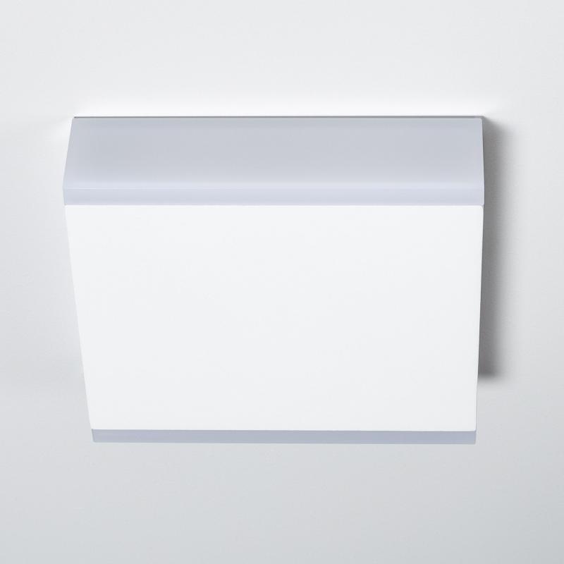 Aplique de Pared Exterior LED 6W Iluminación Doble Cara Cuadrado Blanco Orus