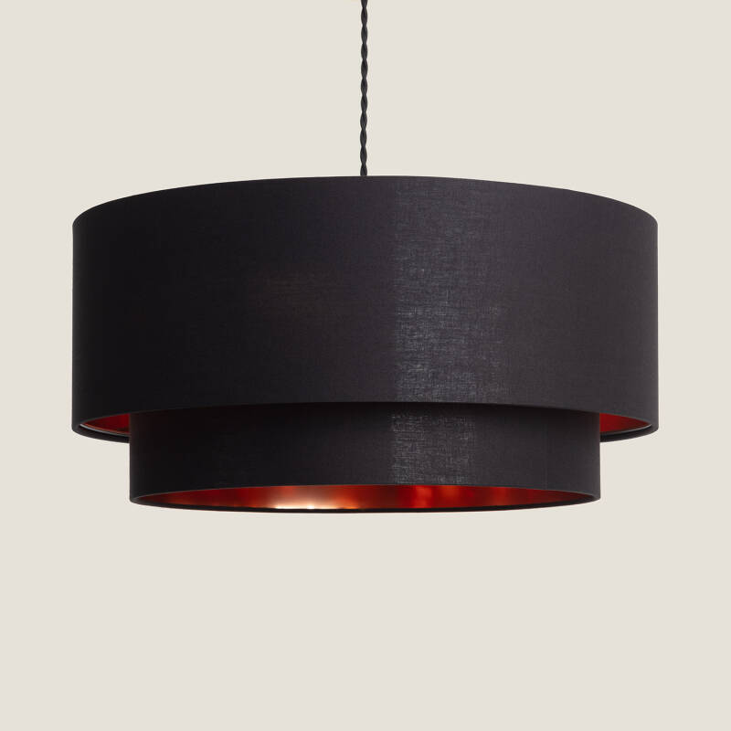 Lámpara Colgante Textil Reflect Duo